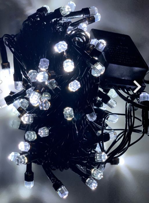 Новогодняя Вулична Гирлянда РУБІН 500 LED,  40м, білий