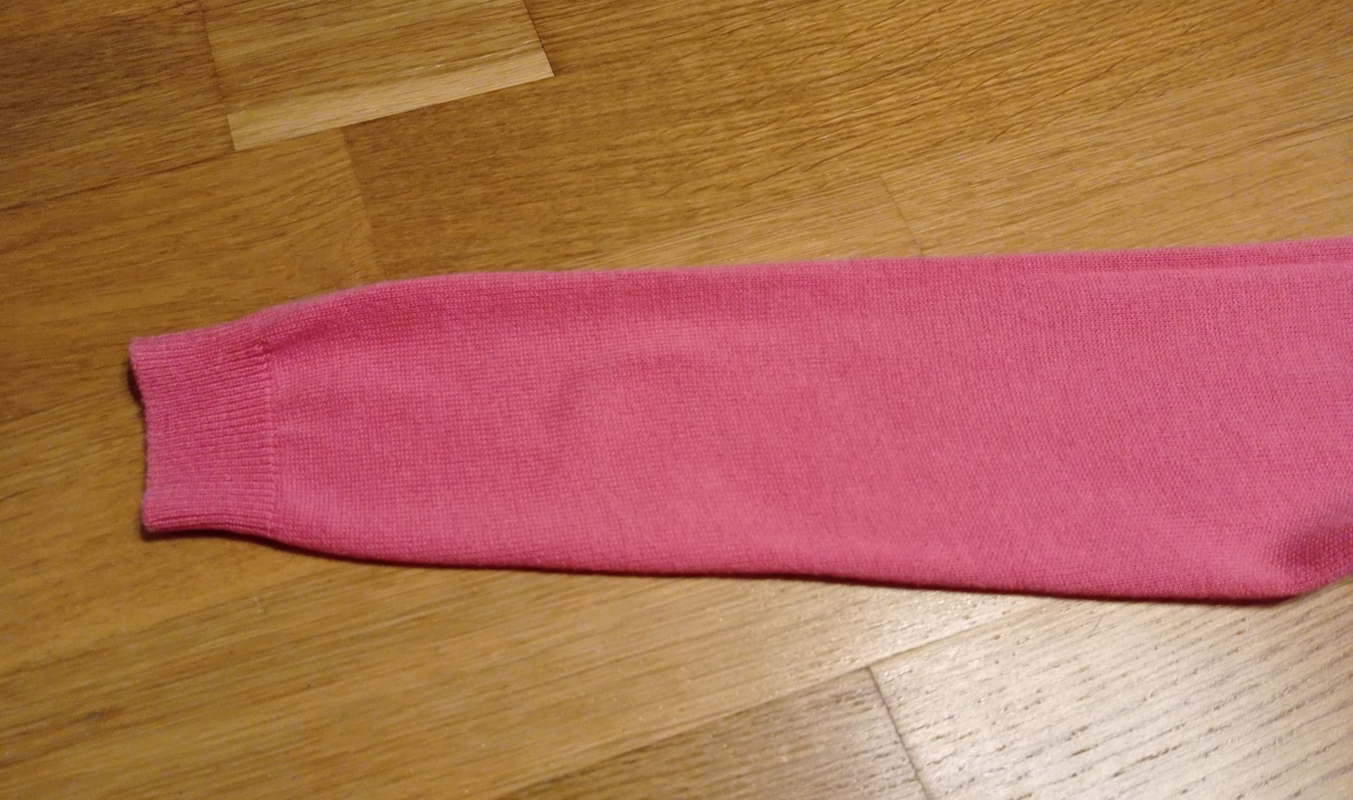 miss e-vie różowe bolerko sweterek z długim rękawem r. 7-8 lat