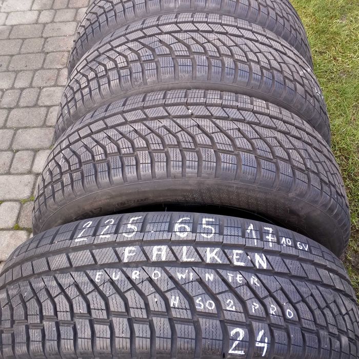 opony jak NOWE 4szt. 225/65/17 Falken Winter 2024 rok