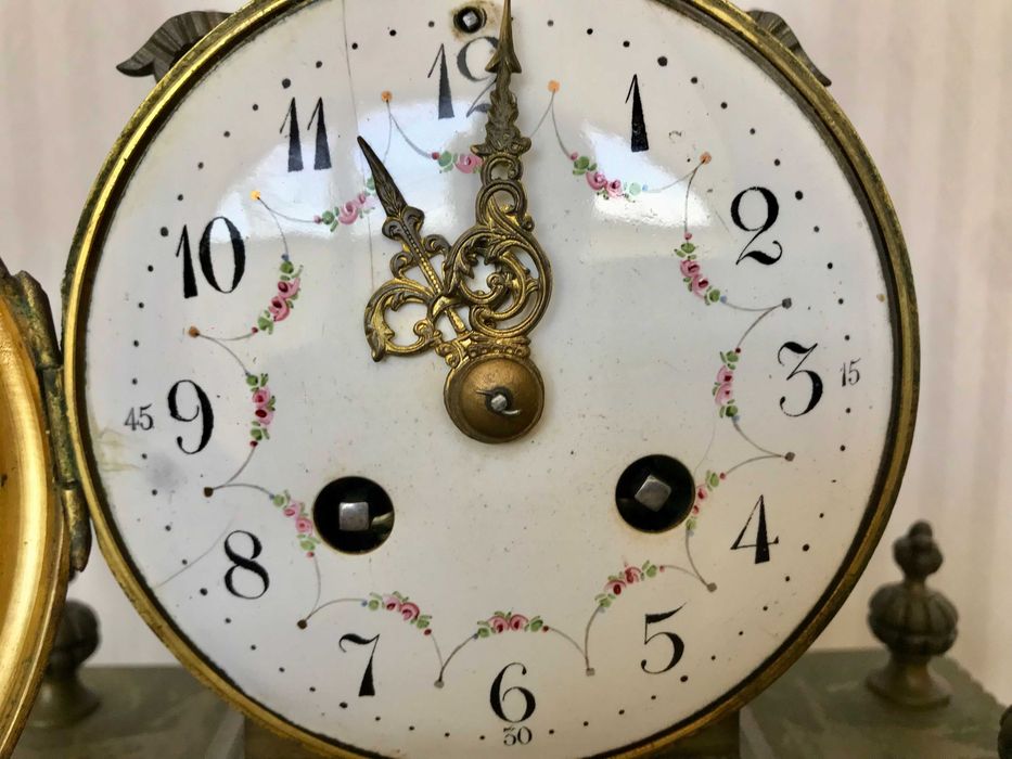 Камінний годинник, гарнітур, бронза, Франція кін. XIX ст, робочі