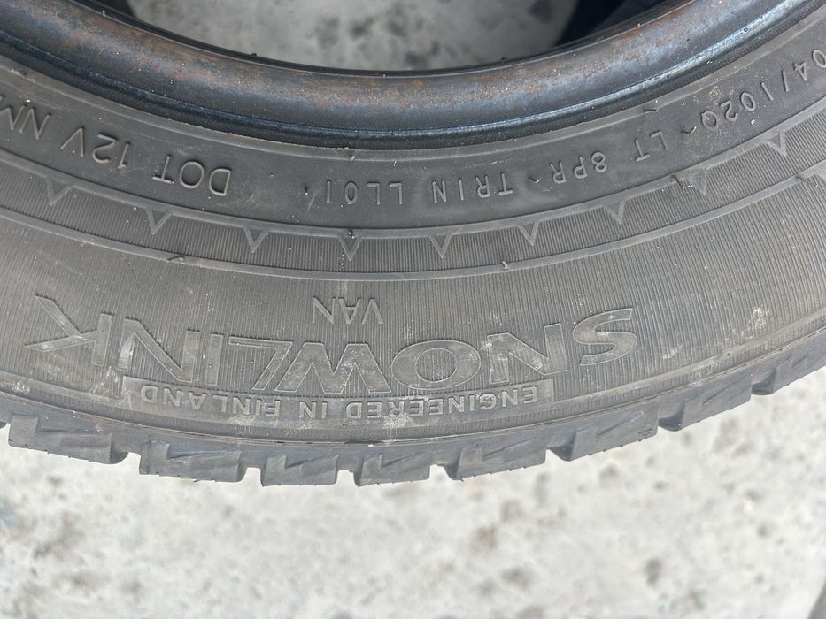 2 Колеса 195/70R15c Triangle SnowLink VAN 104/102Q