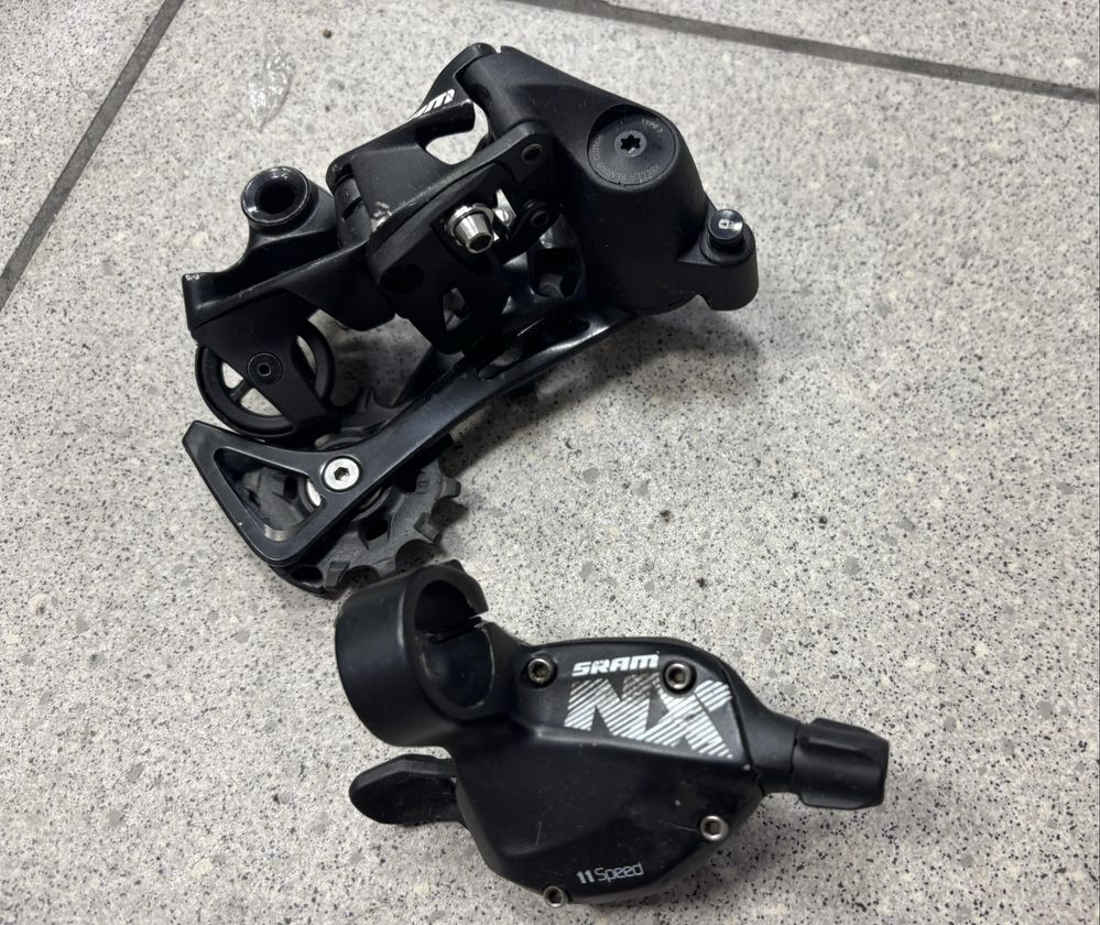 Przerzutka Sram NX Eagle, manetka NX 11s, grupa napędowa.