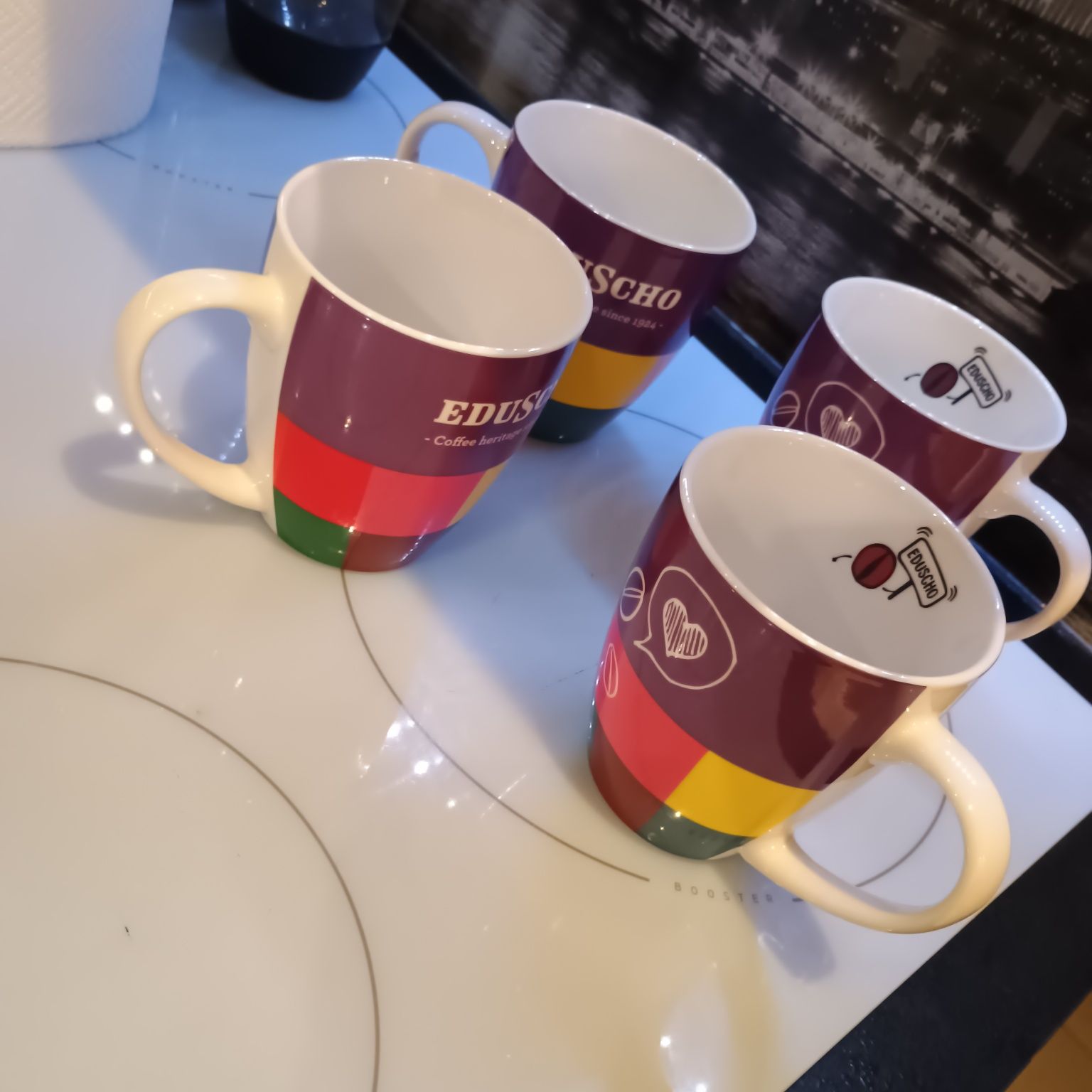 Komplet kubków Eduscho