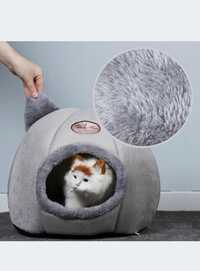 Domek buda legowisko dla kota 36x36 cm przytulny ciepły