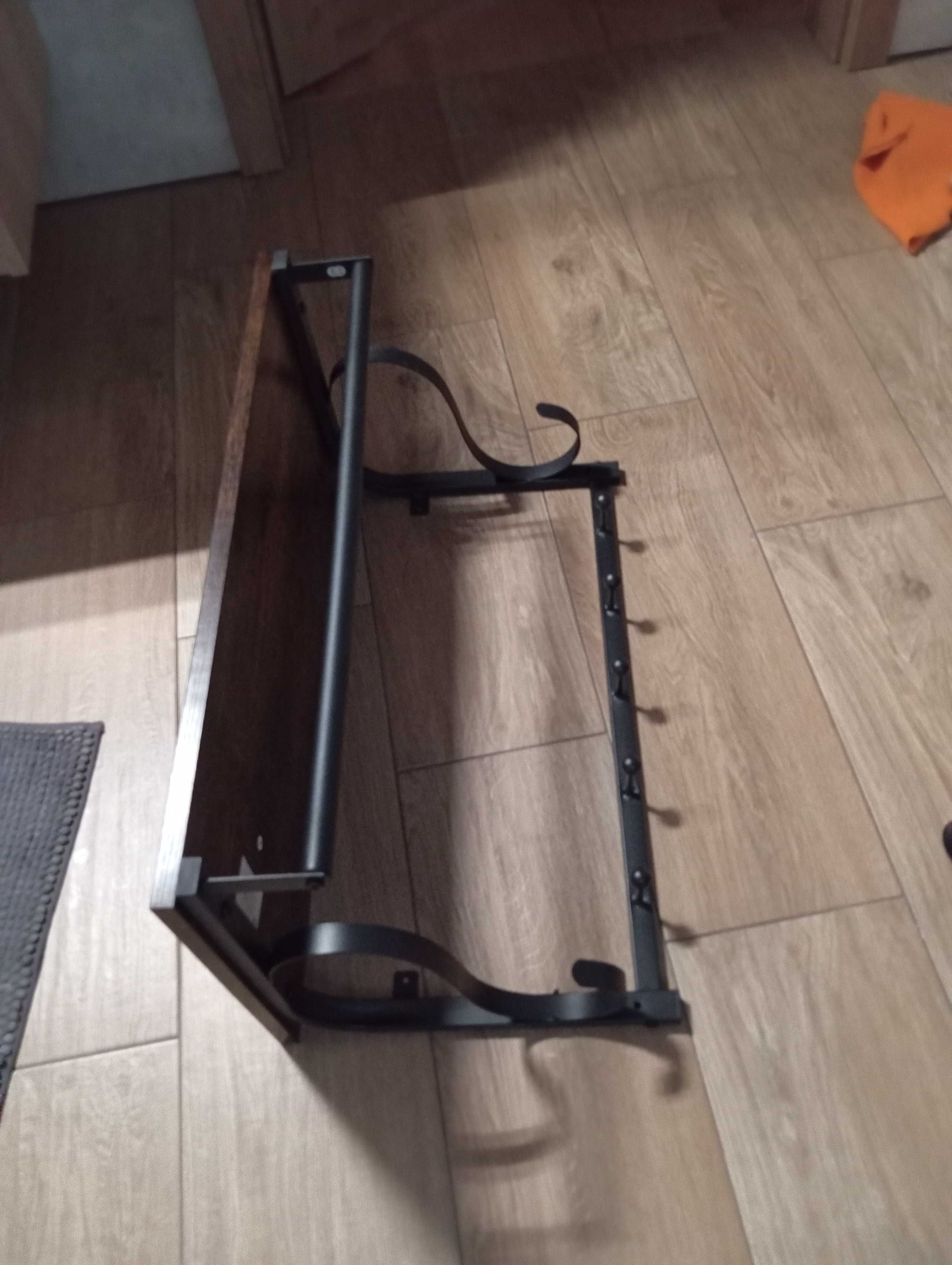 Wieszak z półką 60cmx30cm
