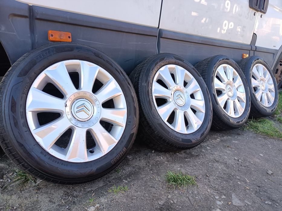 Felgi z oponami 205/55R16 Citroen C2 C3 C4 C5 DS3 Berlingo Peugeot