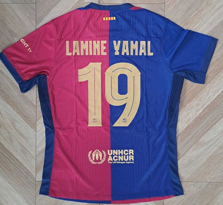 Koszulka FC Barcelona, dom 2024/25, meczowa, nowa, Lamine Yamal #19
