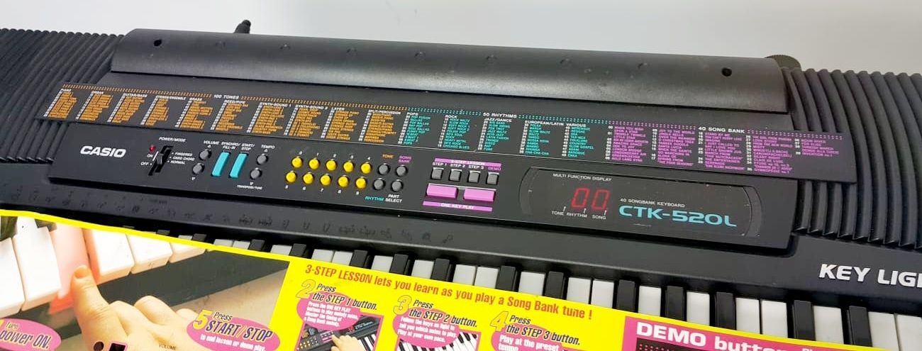 Keyboard Casio z podświetlanymi klawiszami