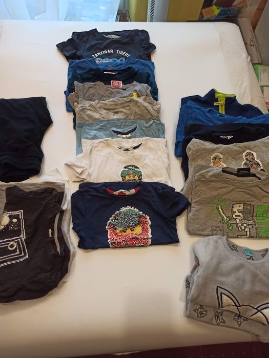 20 szt Paka dla chłopaka 122/128 ninjago, minecraft, polar, cekiny