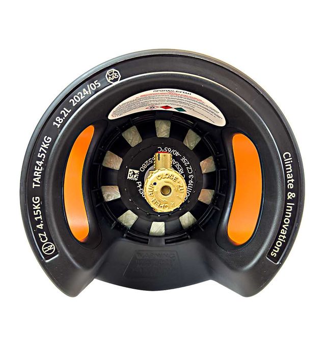 Газовий балон HPCR (Чехія): 12.7л/18.2л./24.5л./26,2л З ВІДСІКАЧЕМ