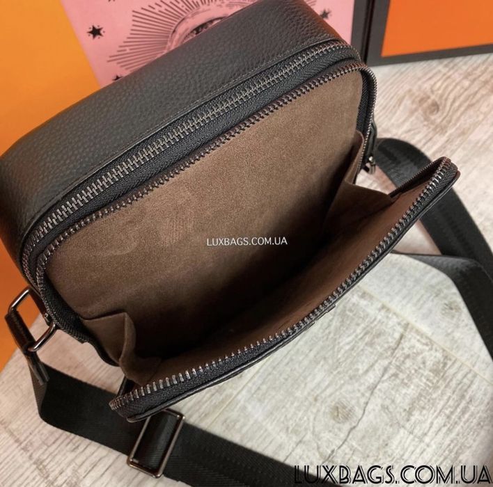 Мужская кожаная сумка через плечо Louis Vuitton
