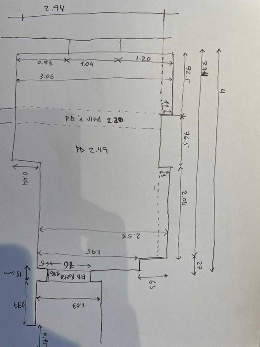 Movéis e bancada de cozinha