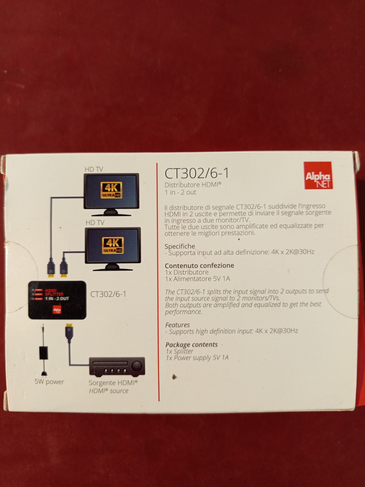 Distribuidor HDMI amplificado