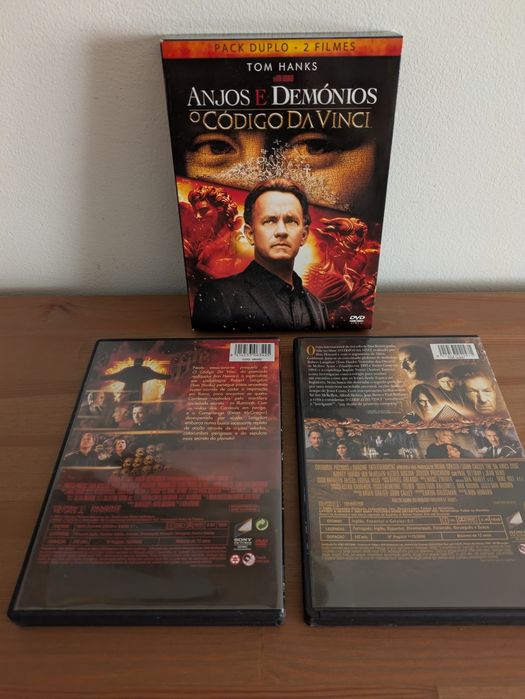Pack 2 DVDs " Código DaVinci + Anjos e Demonios " (Como Novo)