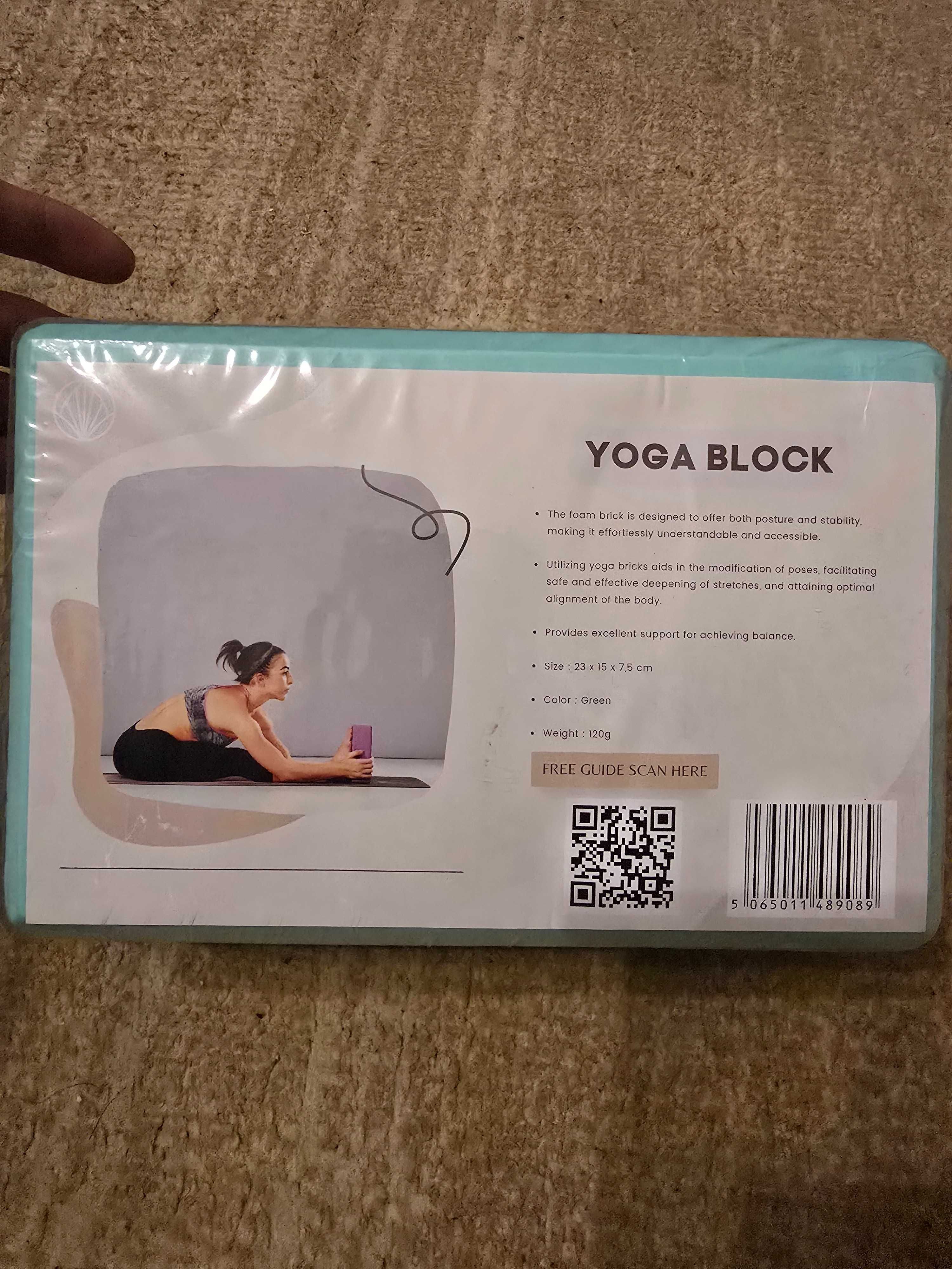 kostka do jogi Fizjotek / Blue Yoga Block