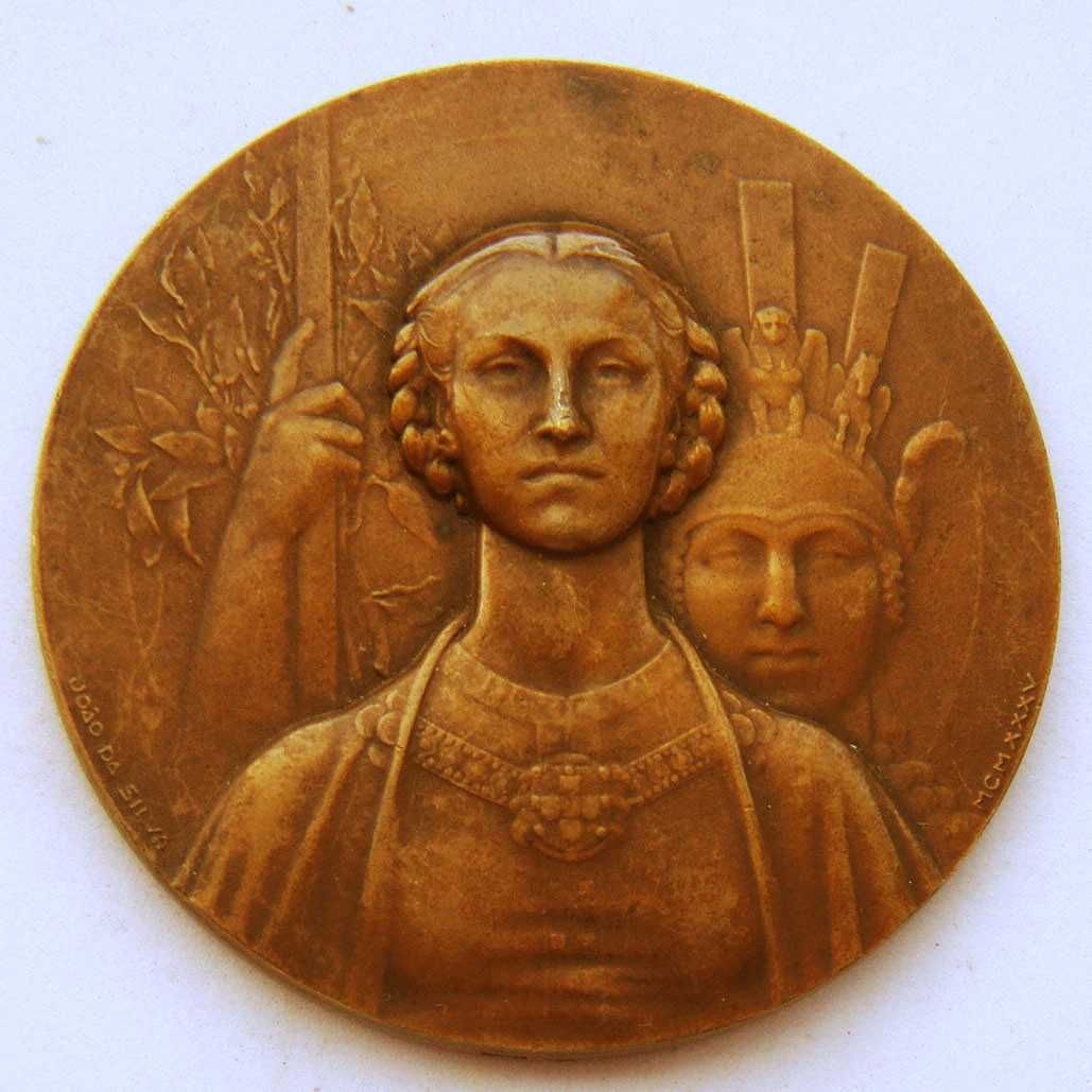 Medalha de Bronze Academia Nacional Belas-Artes 1935 por JOÃO da SILVA