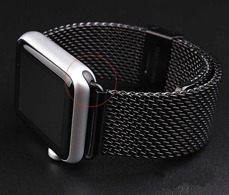 Bransoleta mesh czarna Apple watch smartwatch gratis wkrętak adaptery