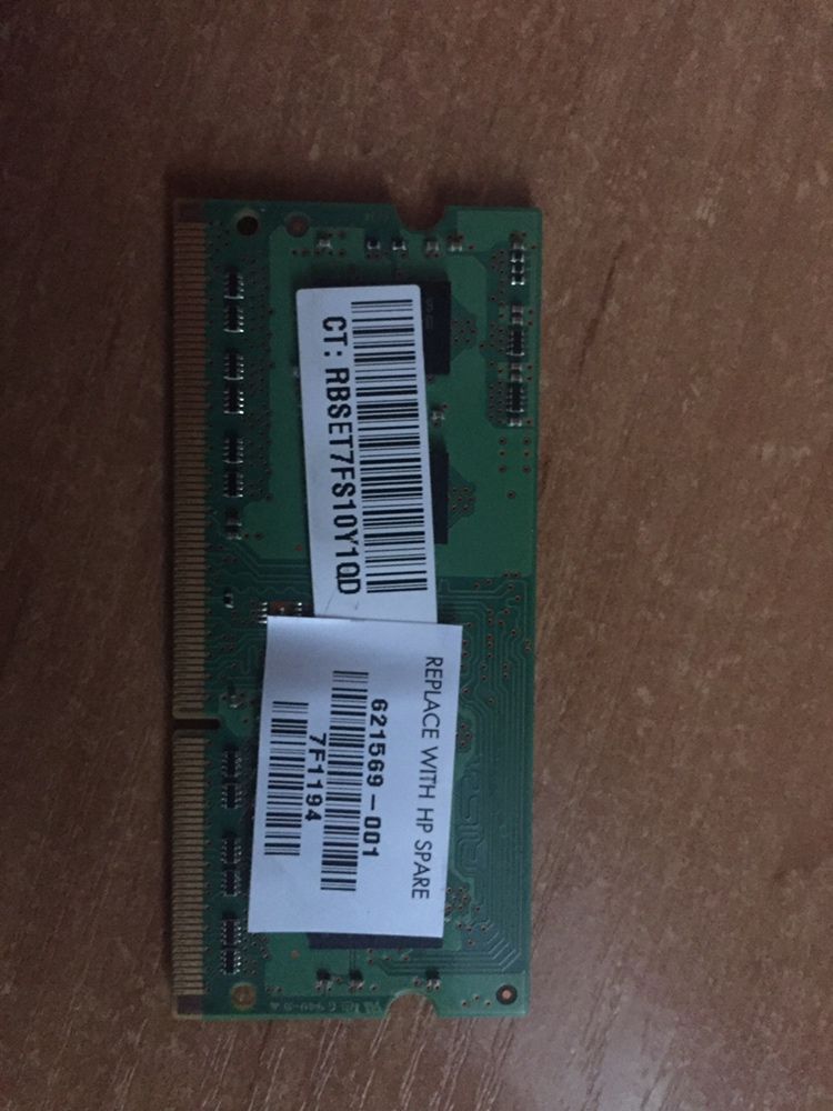 Оперативна пам`ять Sodimm ddr3 2gb/1,5v