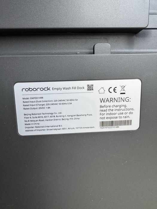 Робот пылесос roborock model ewfd01hrr