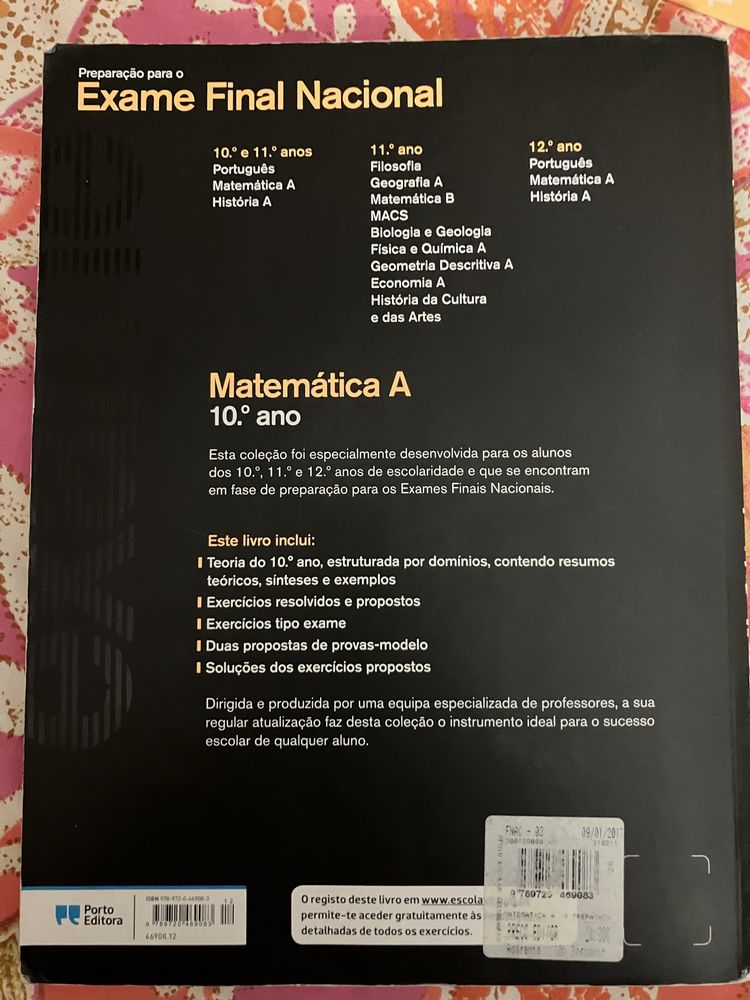 Livro de preparaçao exame matematica 10