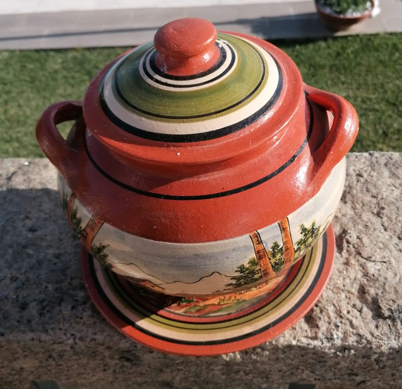 Caçarola Barro com prato