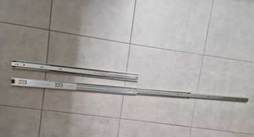 2 Corrediças AMIG em aço, zinco 45 cm fechadas e abertas 70 cm