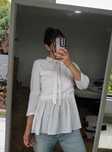 Reserved biała bluzka koszula white blouse S