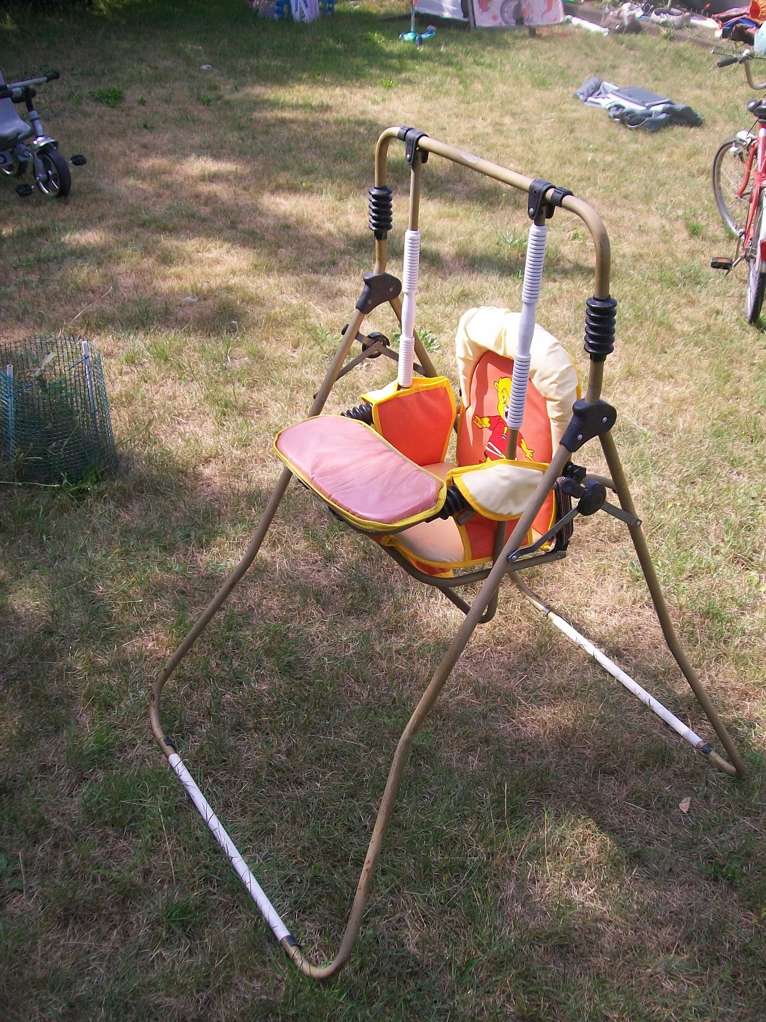 stacjonarna huśtawka dla dzieci, nowa poduszka
