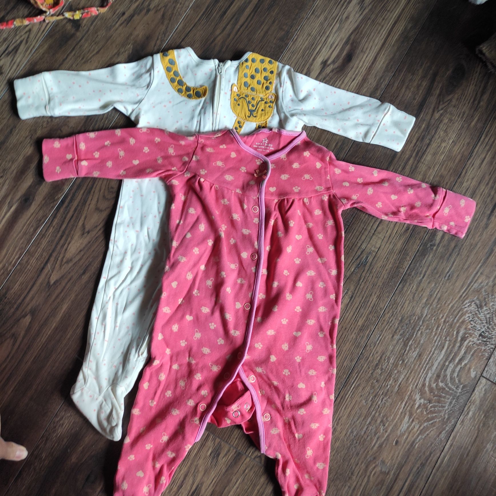 Piżamka niemowlęca zestaw piżamek śpiochów dziewczęcych next 3-6 mc