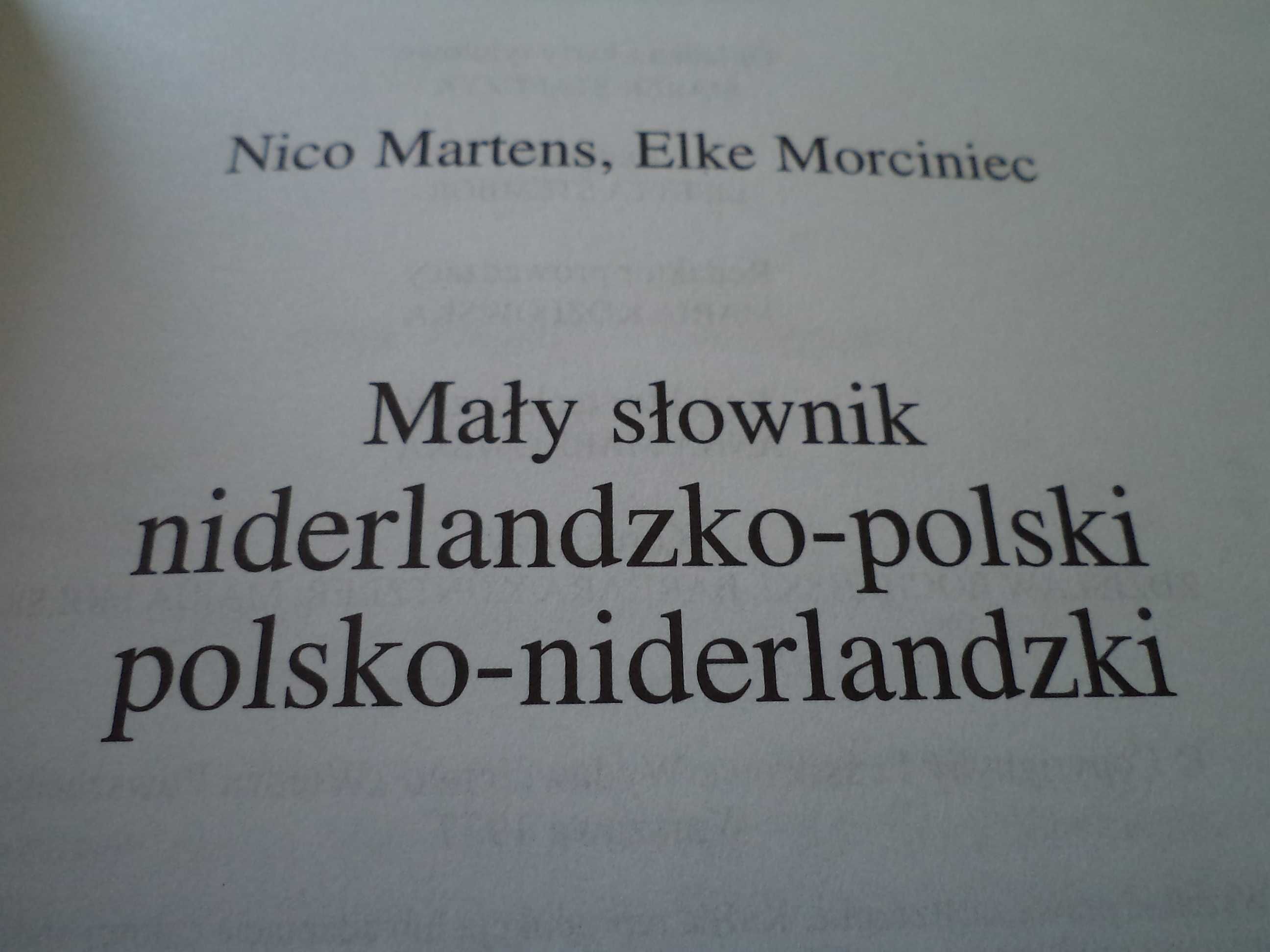 Mały Słownik niderlandzko-polski polsko-niderlandzki