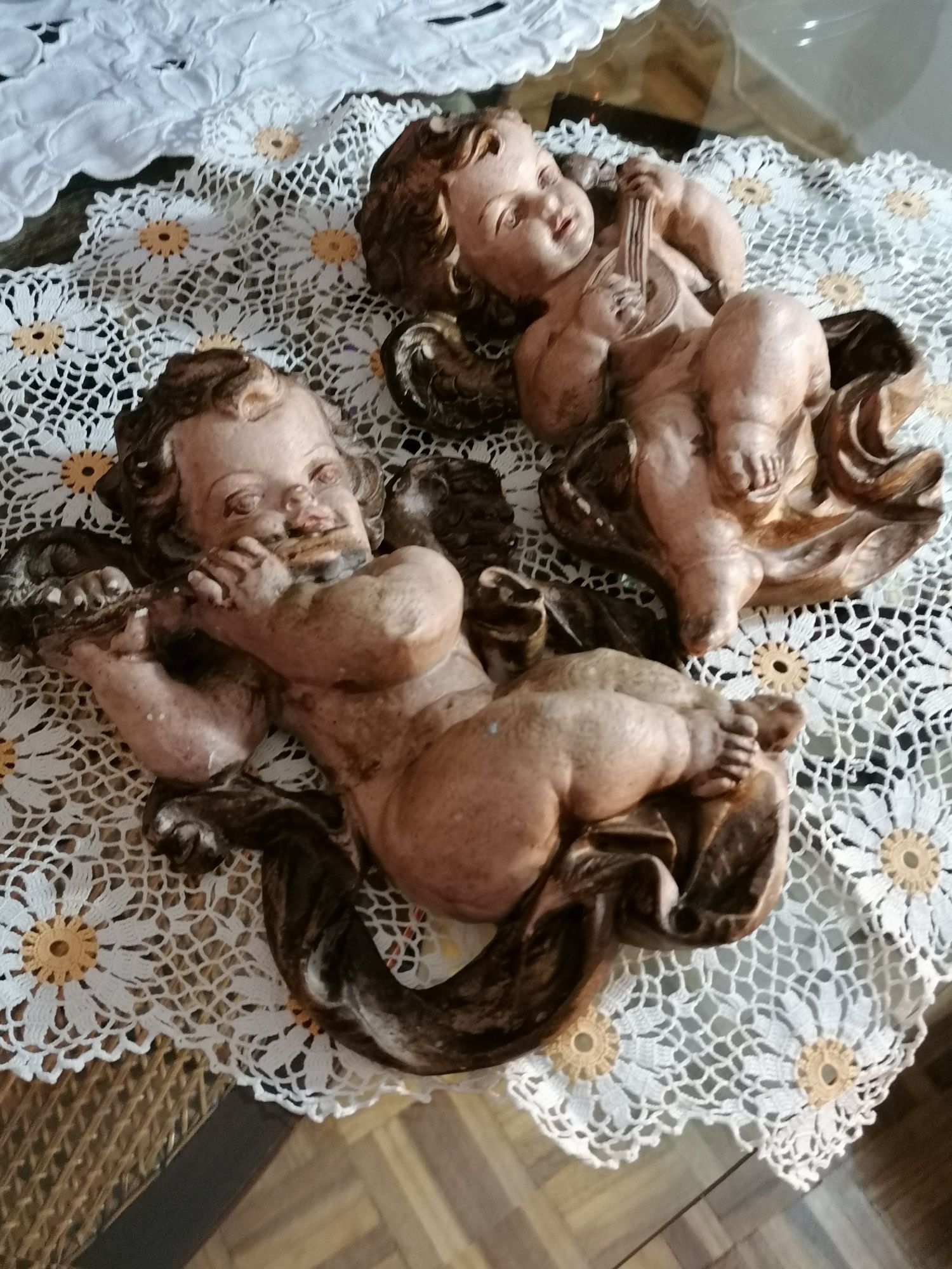 Anjos barrocos parede