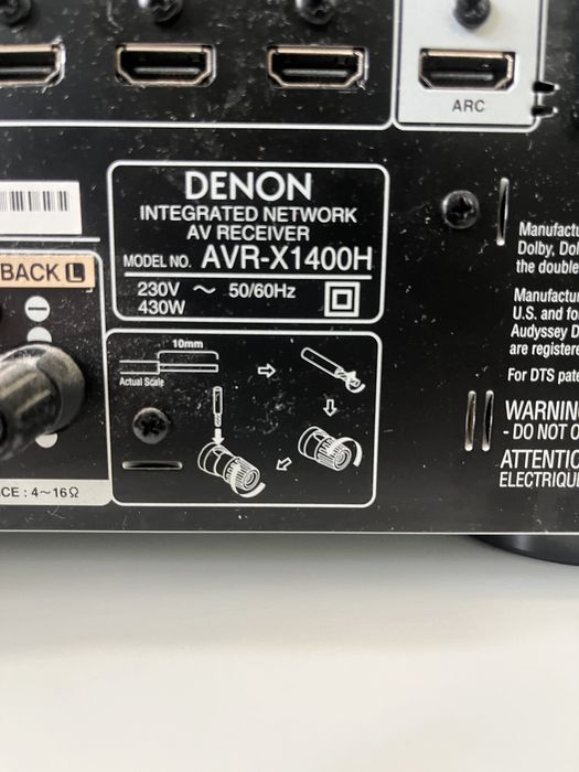 Kino domowe Denon AVR-X1400H
