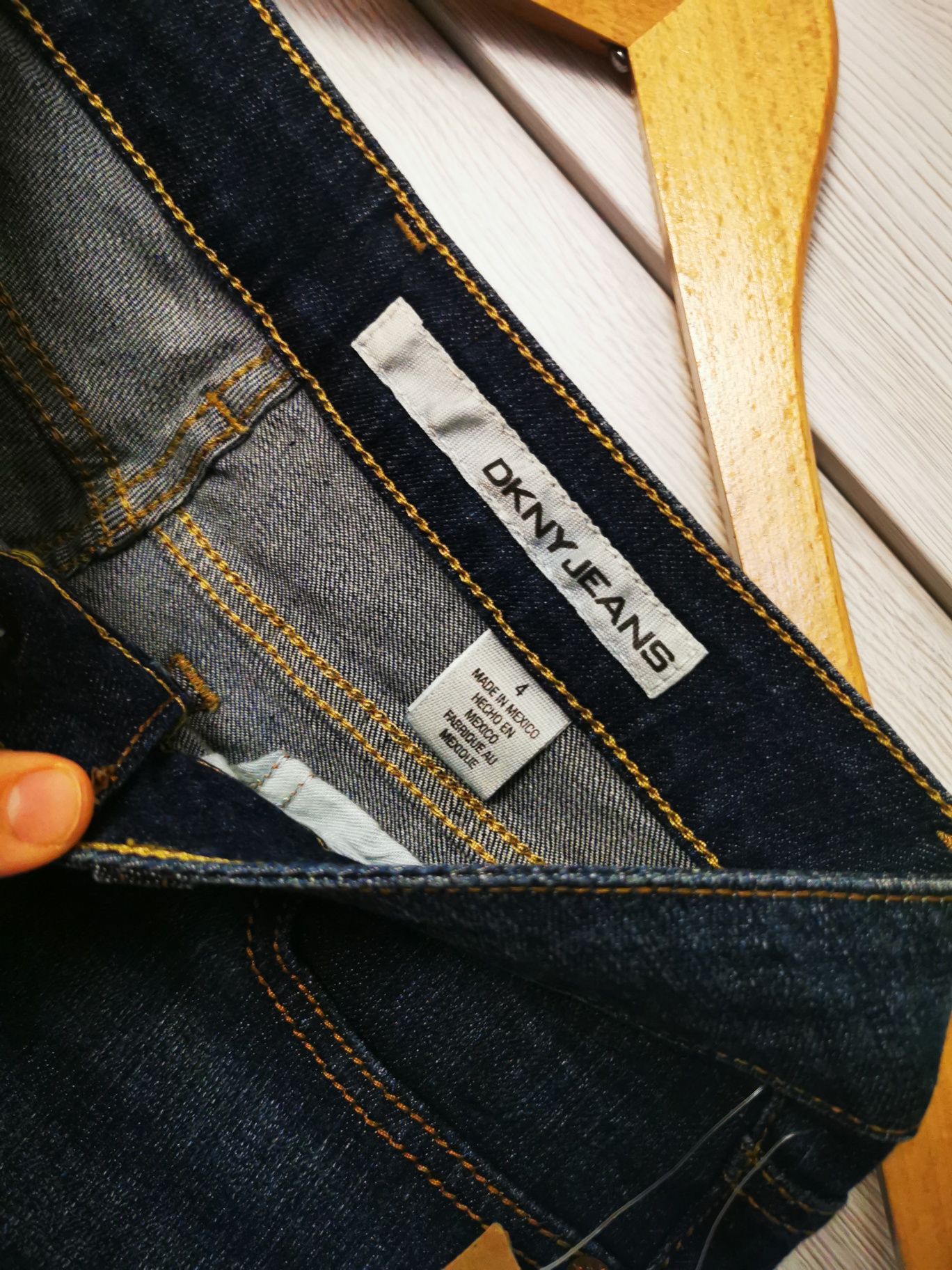 DKNY donna KARAN new york jeans rurki 34 34 nowe