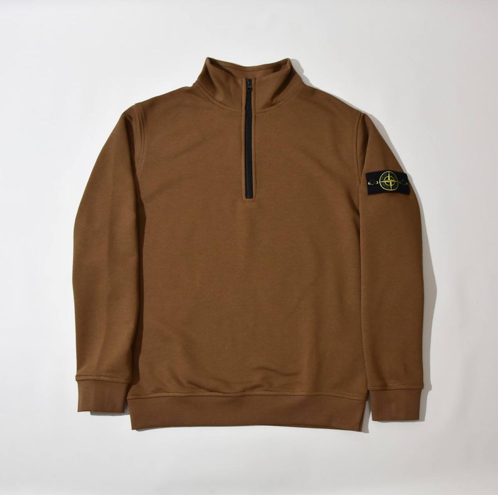 Зип Свитшот Stone Island | Кофта Стон Айленд | Зіп світшот наполовину