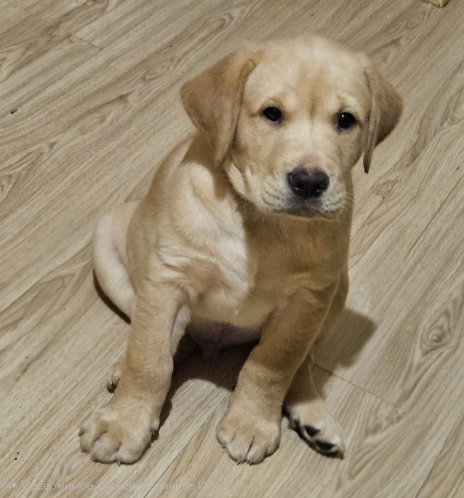 Продаются щенки лабрадора палевого окраса!