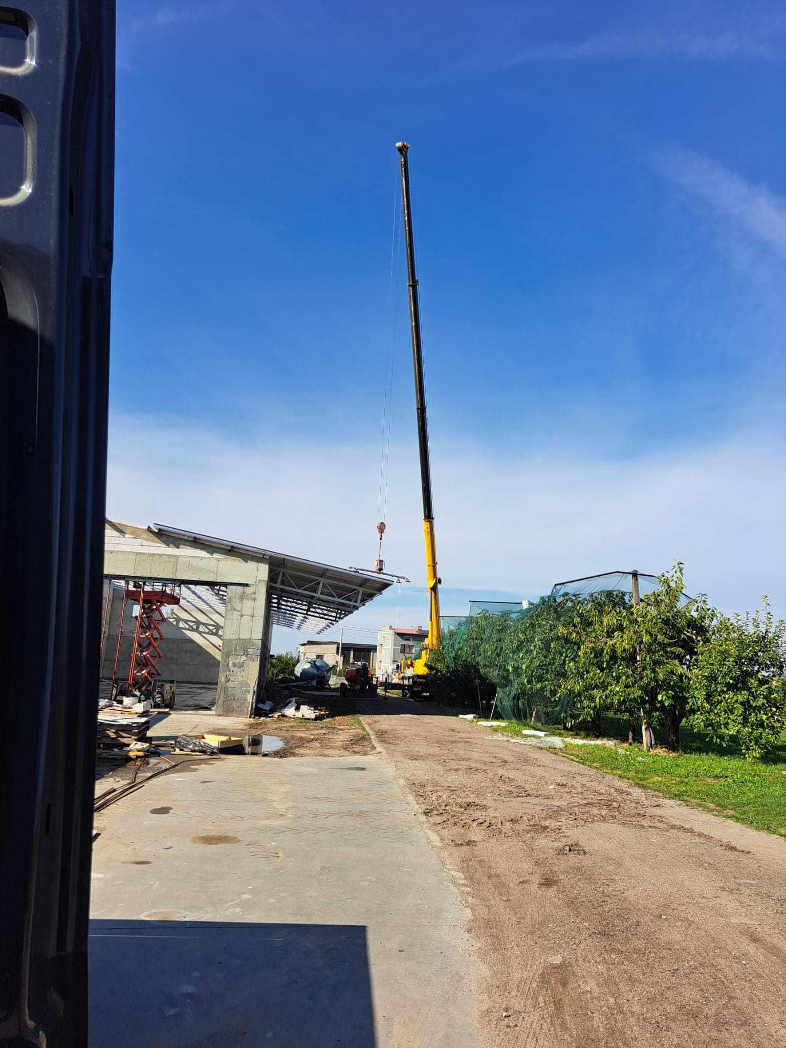 Dźwig, usługi żurawiem, dźwigiem 40ton