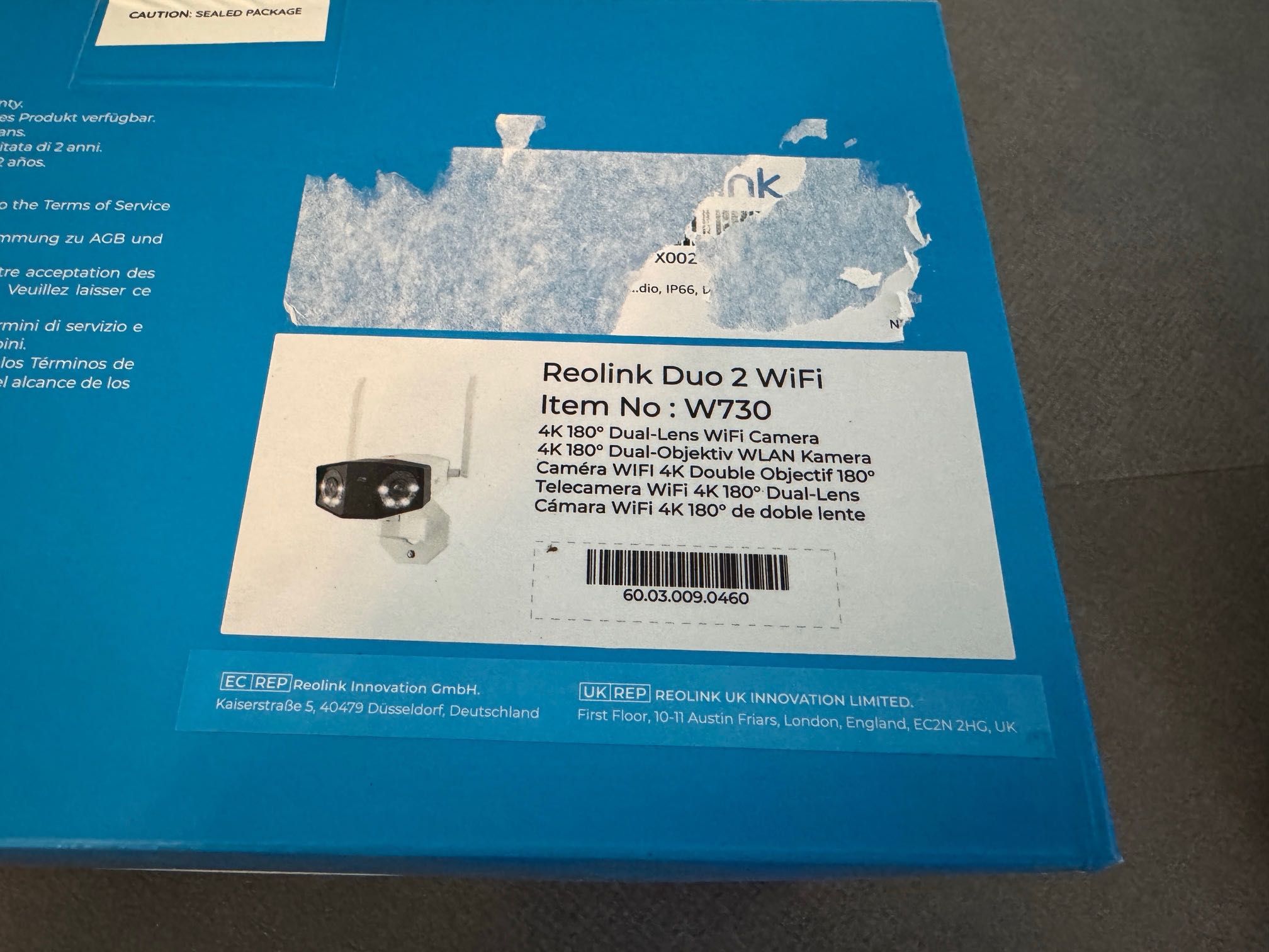KAMERA Bezprzewodowa WIFI Reolink Duo2 W730 8Mpx 4K
