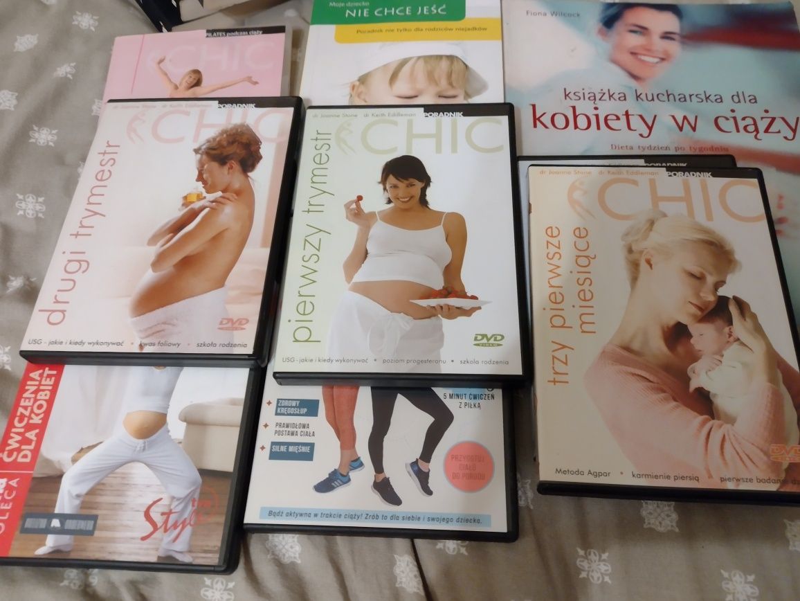 Sprzedam dvd książki Wszystko o ciąży i macierzyństwie