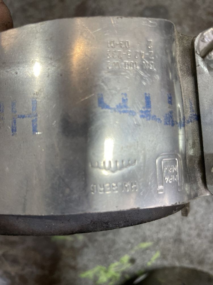 Зажими на великі труби зажим зʼєднувач соединитель Halberg німецькі