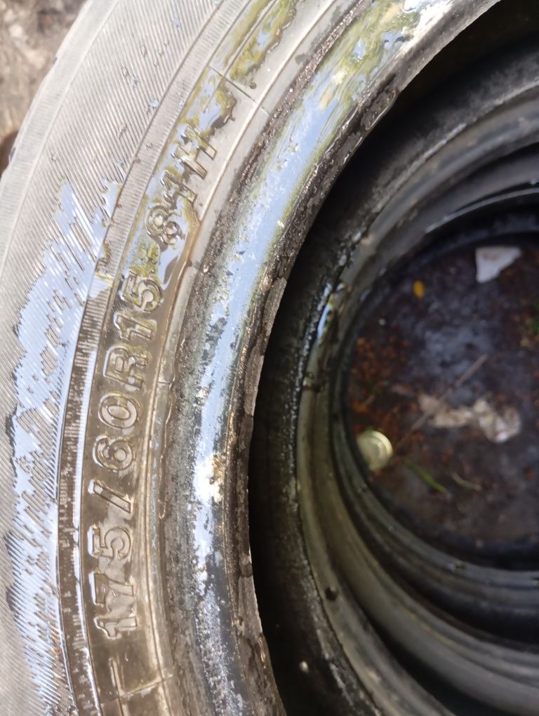 Шины 175/60 R15 почти новые летние