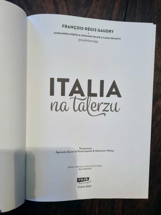 Italia na talerzu, Francois-Regis Gaudry