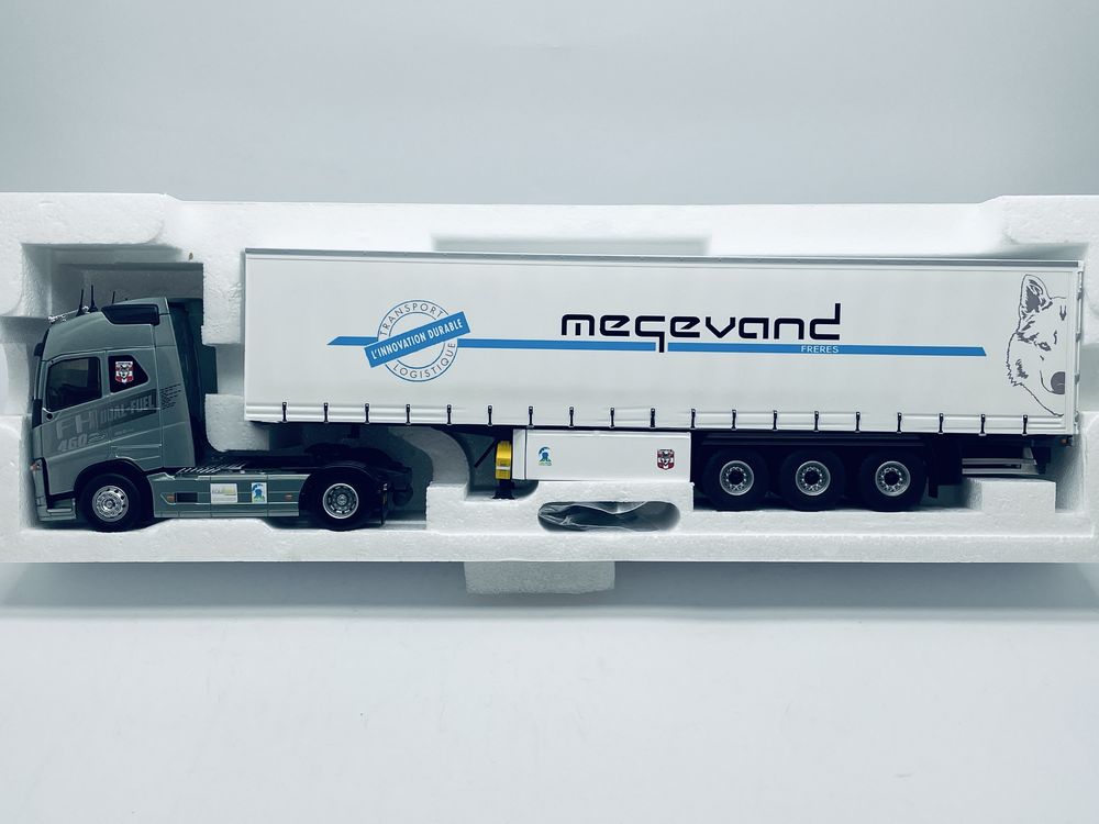 Eligor. 1/43. Volvo FH4 Globetrotter.Полуприцеп.Штора. Фура.