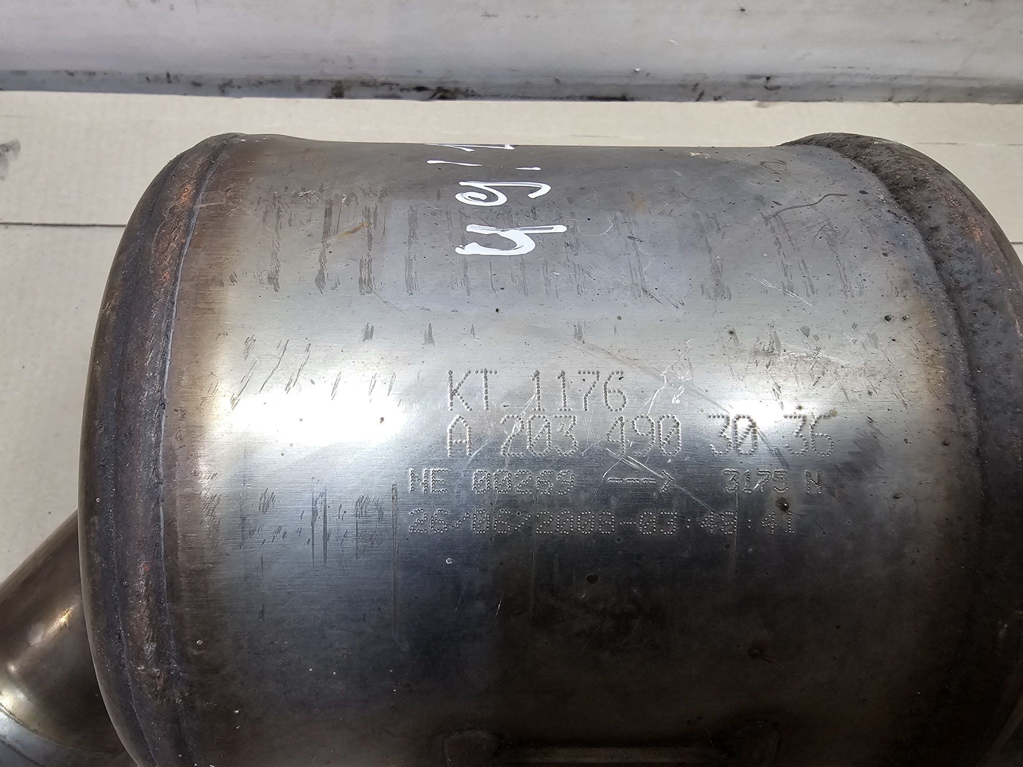 Каталізатор сажевий фільтр KT1176 KT1175 Mercedes 2,2CDI