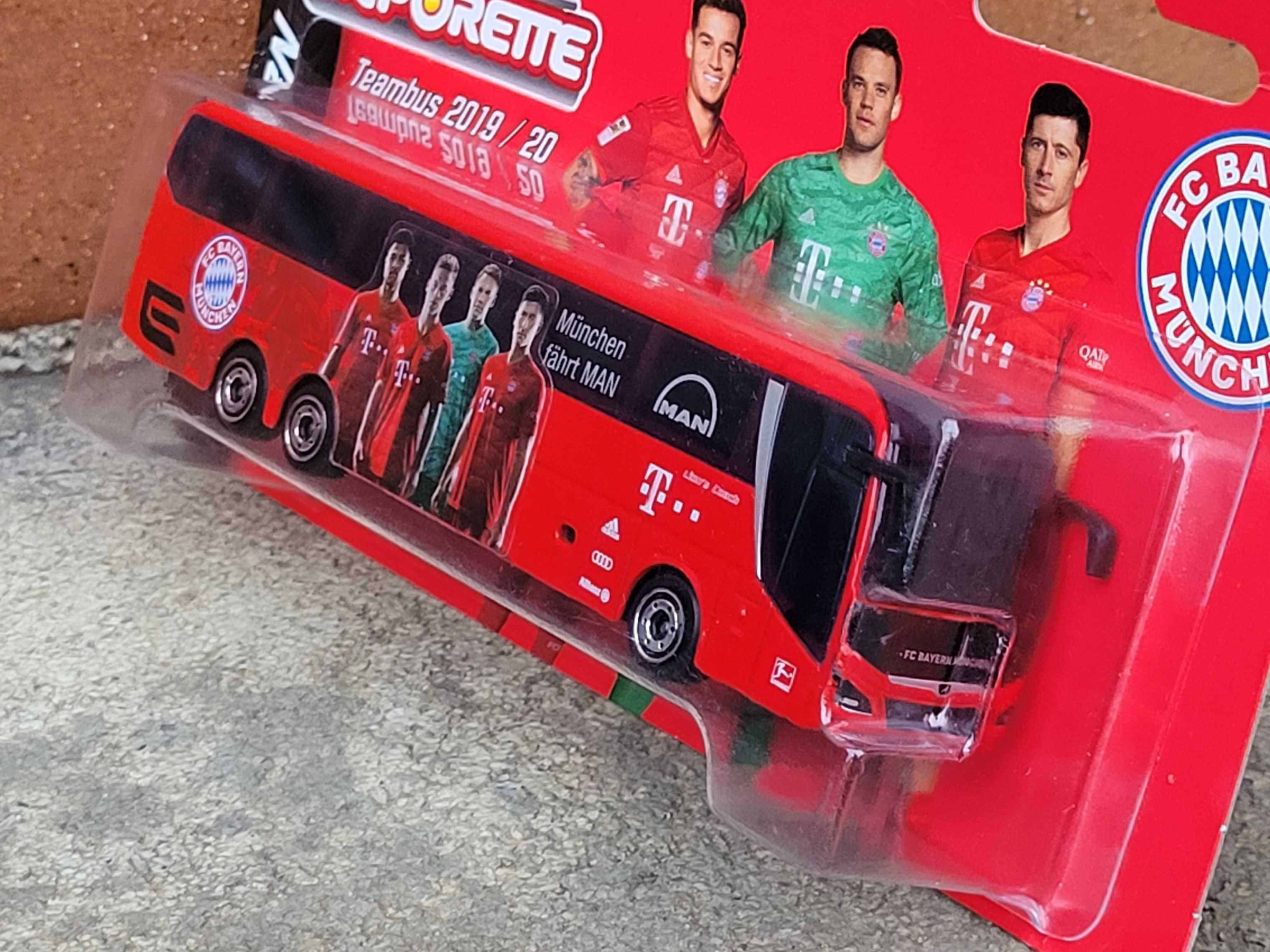 Kolekcja Autobus Autokar MAN Lion’s Coach L Bayern Monachium 1:100