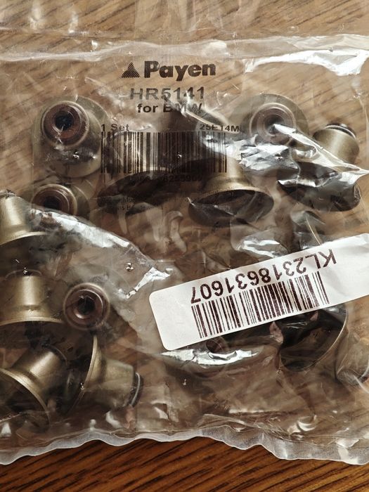 Сальник клапанів, комплект Payen HR5141 for BMB 1,4/1,6  16v для Пежо.