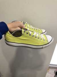 Trampki converse All star krotkie zolte roz.43