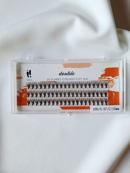 Kepki rzęs Ibra Double 10mm / Prezent / Święta