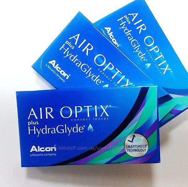 Alcon  air optix hydraglyde пара