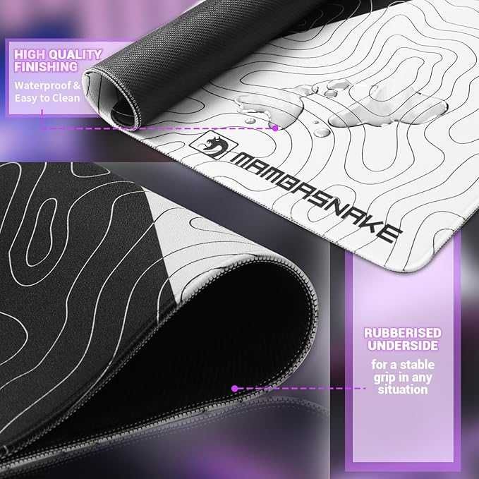 ‼️Mambasnake CM02 большой игровой коврик для мышки‼️NEW‼️