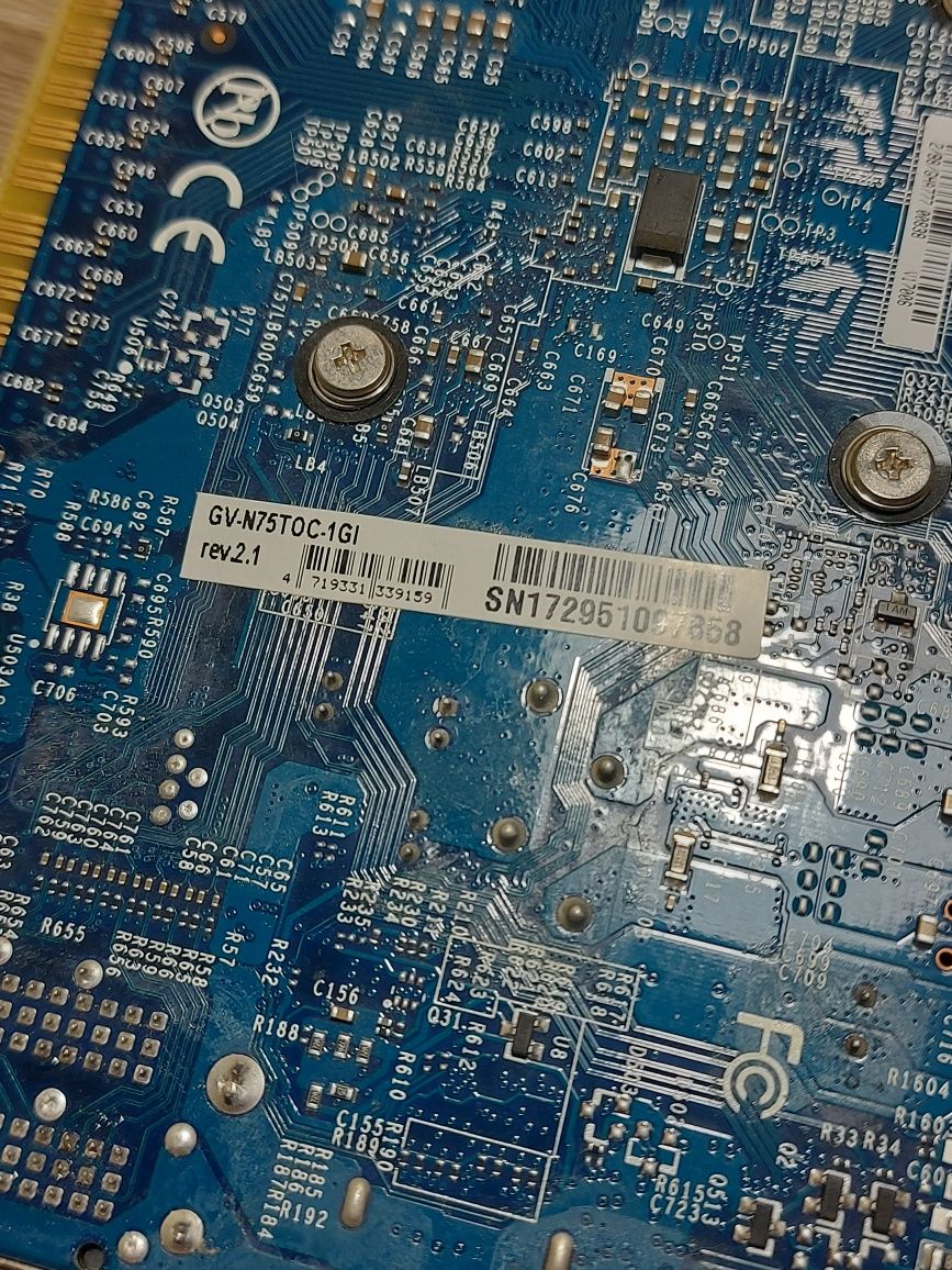 Видеокарта GIgabyte Geforce GTX750 TI 1024MB OC